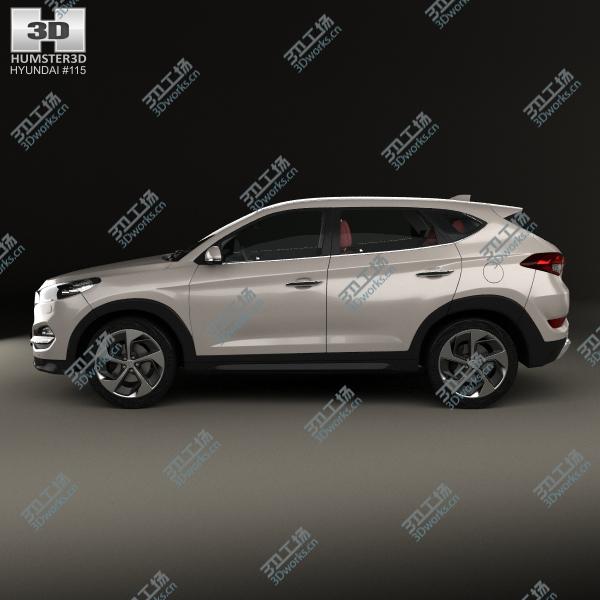images/goods_img/2021040163/3D Hyundai Tucson with HQ interior 2016/5.jpg
